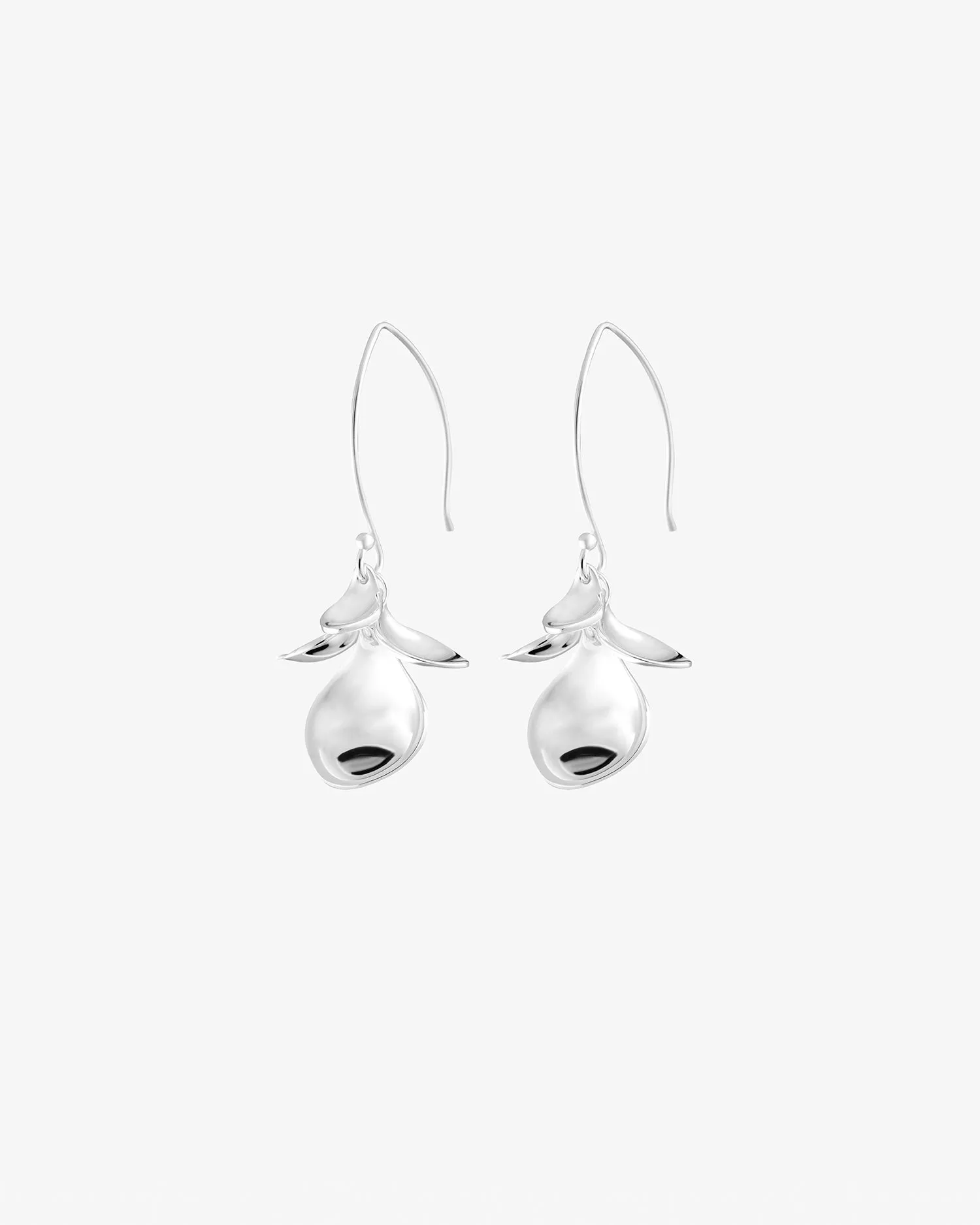 Violet small earrings silver